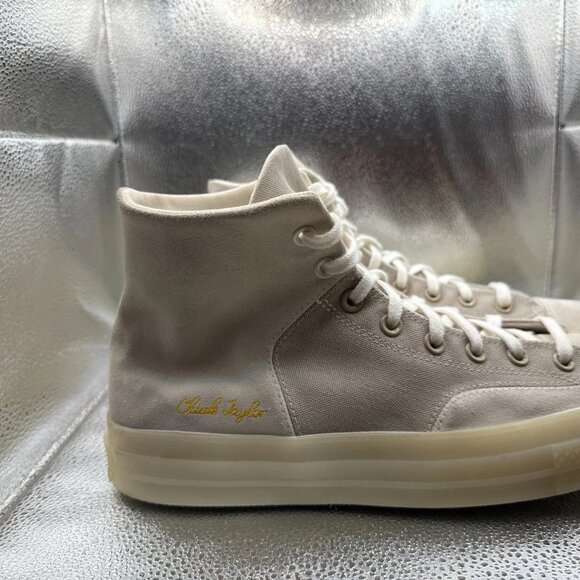Size M11.5 L13.5 Converse Chuck 70 High Beach Stone Beige‎ Unisex Shoes A06551C main image 9
